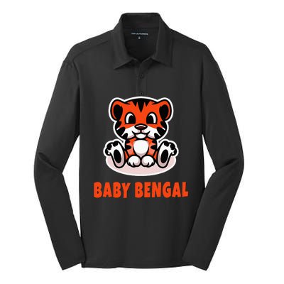 Cute Baby Bengal Silk Touch Performance Long Sleeve Polo