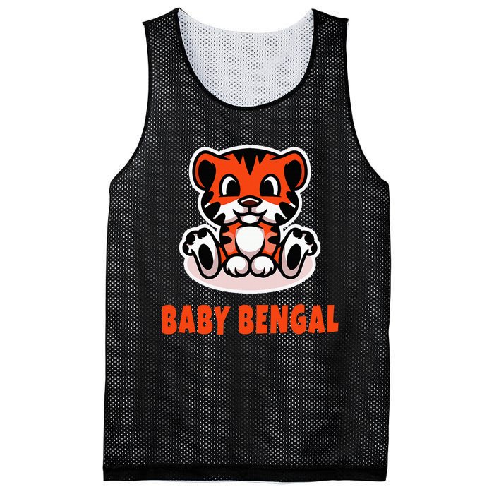 Cute Baby Bengal Mesh Reversible Basketball Jersey Tank