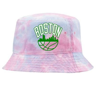 Boston Basketball Jersey Team Tie-Dyed Bucket Hat