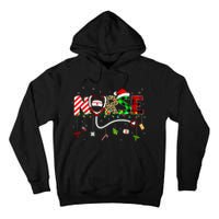 Christmas Boo Boo Crew Reindeer Nurse Buffalo Plaid Nurse Tall Hoodie