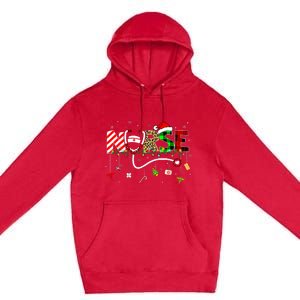 Christmas Boo Boo Crew Reindeer Nurse Buffalo Plaid Nurse Premium Pullover Hoodie