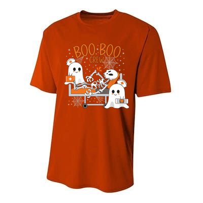 Cool Boo Boo Crew Ghost Doctor Paramedic Nurse Halloween Gift Performance Sprint T-Shirt