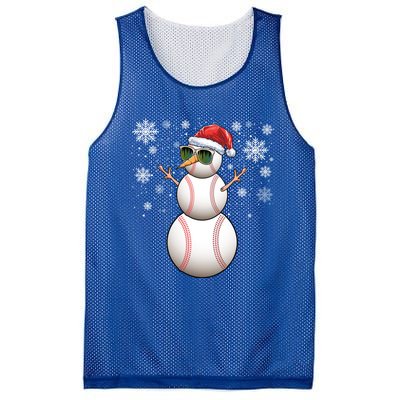 Christmas Baseball Ball Santa Snow Catcher Pitcher Gift Mesh Reversible Basketball Jersey Tank