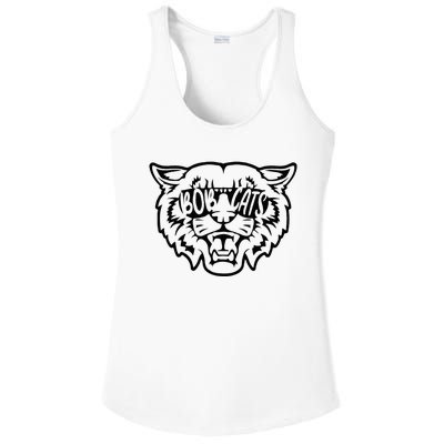 Cool Bobcat Bobcats Sunglasses Animal Lover Ladies PosiCharge Competitor Racerback Tank