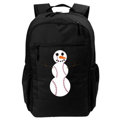 Christmas Baseball Ball Snowman Funny Sport Xmas Boys Backpack