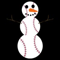 Christmas Baseball Ball Snowman Funny Sport Xmas Boys Womens Tank Top