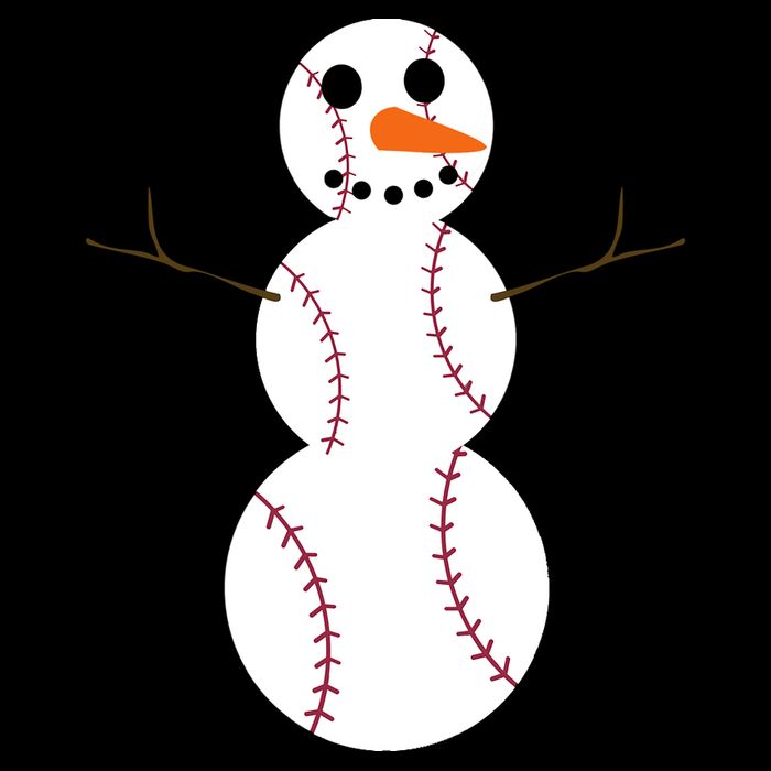 Christmas Baseball Ball Snowman Funny Sport Xmas Boys Womens Tank Top