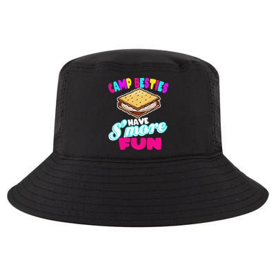 Camp Besties Best Friend Summer Camping Funny Smore Fun Cool Comfort Performance Bucket Hat