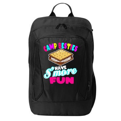 Camp Besties Best Friend Summer Camping Funny Smore Fun City Backpack