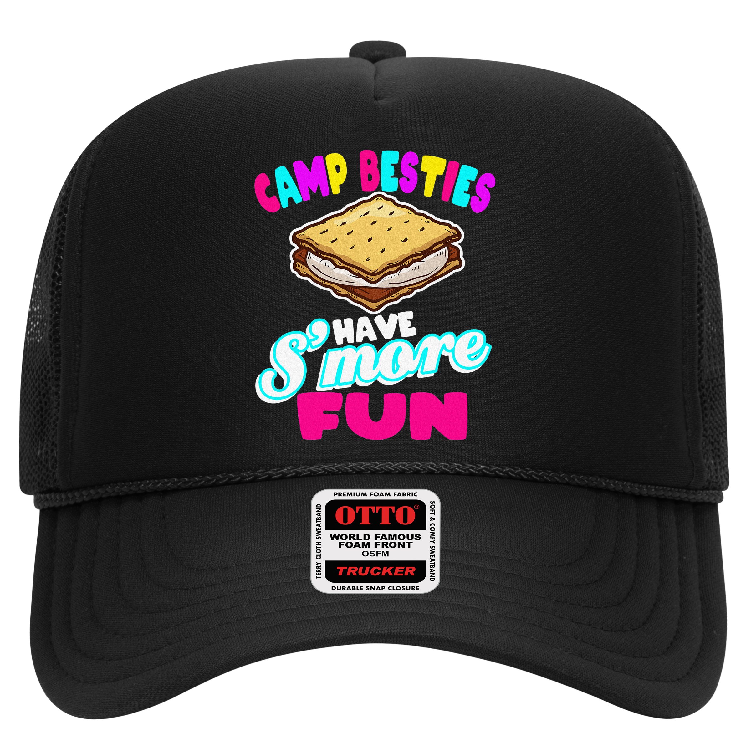 Camp Besties Best Friend Summer Camping Funny Smore Fun Hat