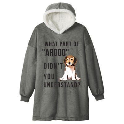 Chicky Beagles Beagles Gift Hooded Wearable Blanket