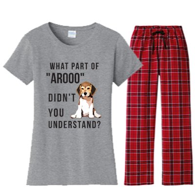 Chicky Beagles Beagles Gift Women's Flannel Pajama Set