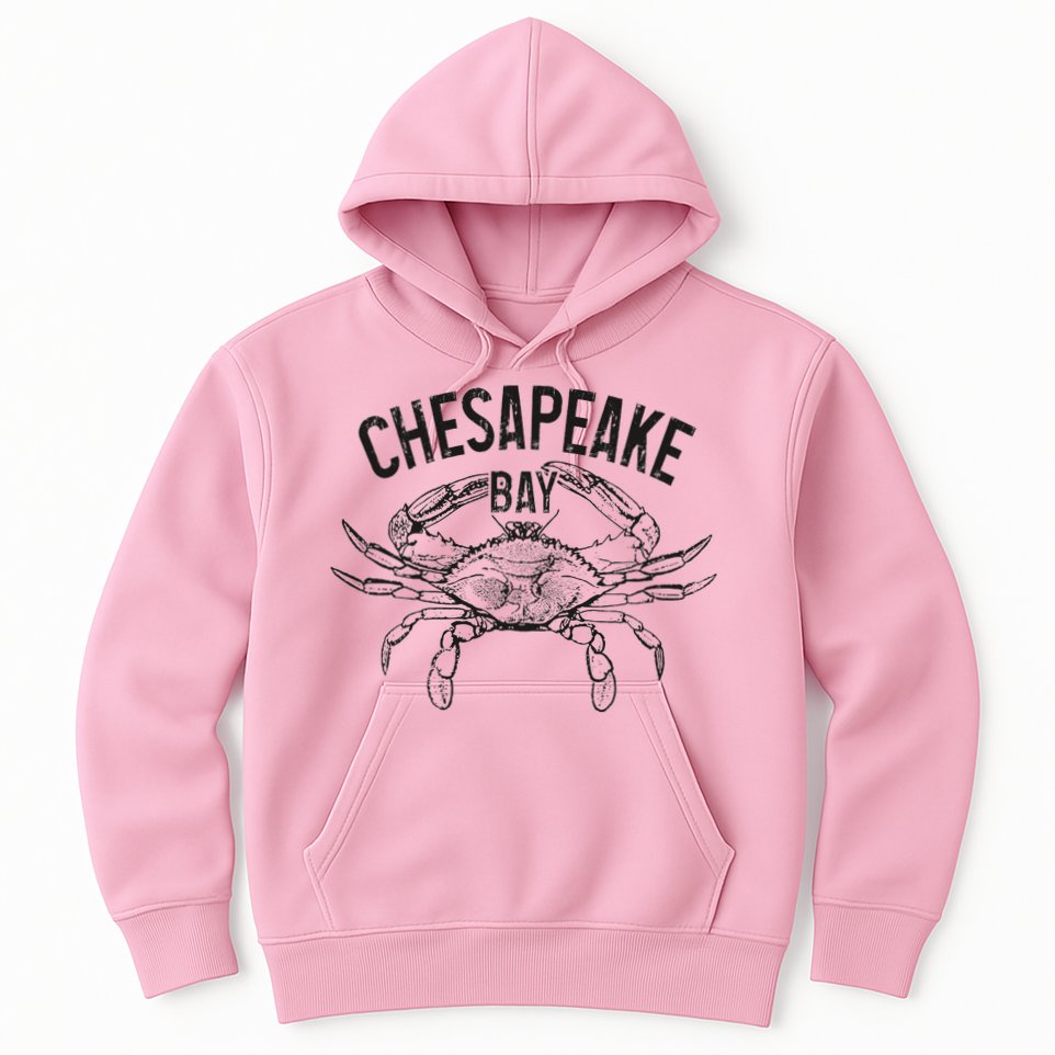 Chesapeake Bay Blue Crab Virginia Maryland Hoodie
