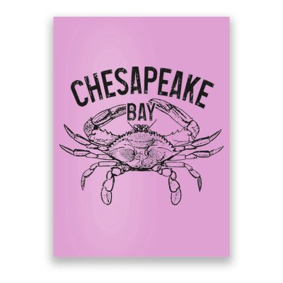 Chesapeake Bay Blue Crab Virginia Maryland Poster