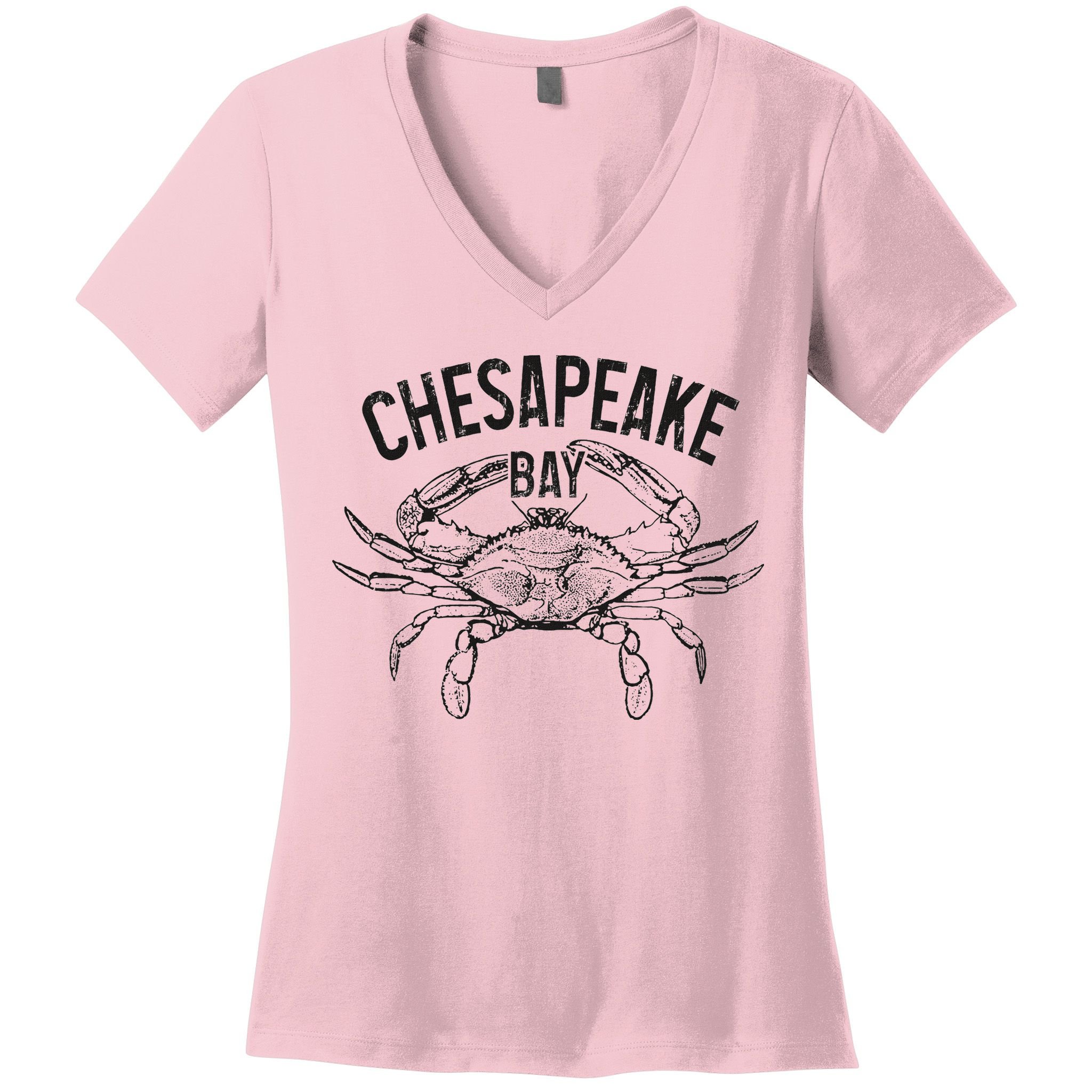 Chesapeake Bay Blue Crab Virginia Maryland Women's V-Neck T-Shirt