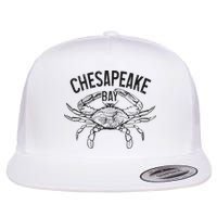 Chesapeake Bay Blue Crab Virginia Maryland Flat Bill Trucker Hat
