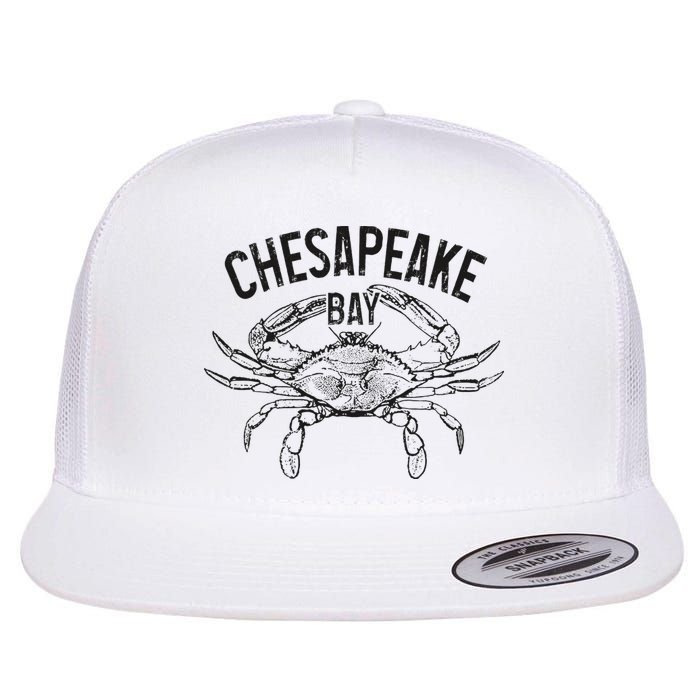 Chesapeake Bay Blue Crab Virginia Maryland Flat Bill Trucker Hat