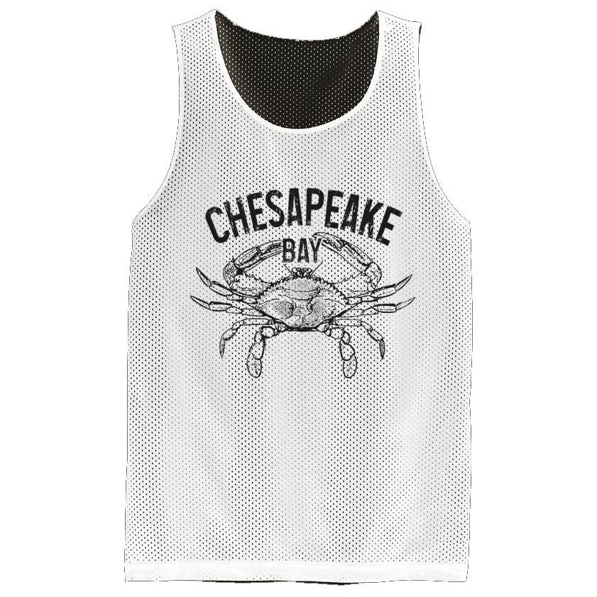 Chesapeake Bay Blue Crab Virginia Maryland Mesh Reversible Basketball Jersey Tank