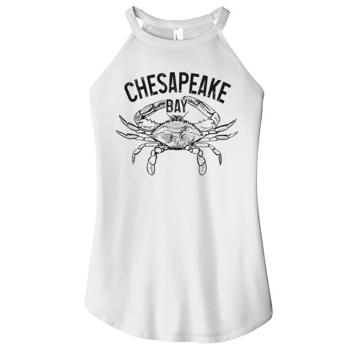 Chesapeake Bay Blue Crab Virginia Maryland Women's Perfect Tri Rocker Tank