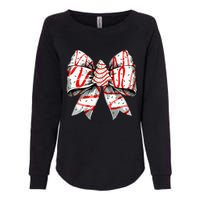 Coquette Bow Christmas Tree Cake Christmas Vibes Womens California Wash Sweatshirt