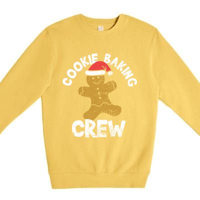 Cookie Baking Crew Christmas Gingerbread Premium Crewneck Sweatshirt