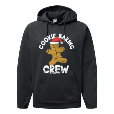 Cookie Baking Crew Christmas Gingerbread Performance Fleece Hoodie