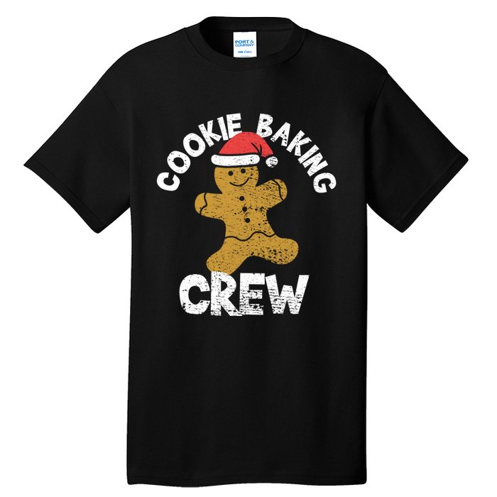 Cookie Baking Crew Christmas Gingerbread Tall T-Shirt