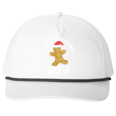 Cookie Baking Crew Christmas Gingerbread Snapback Five-Panel Rope Hat