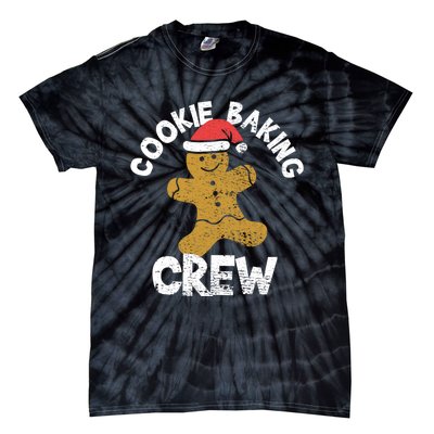 Cookie Baking Crew Christmas Gingerbread Tie-Dye T-Shirt