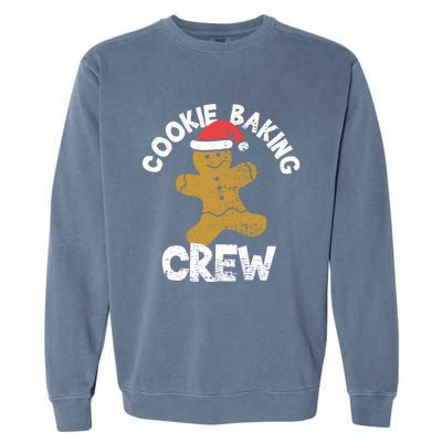 Cookie Baking Crew Christmas Gingerbread Garment-Dyed Sweatshirt