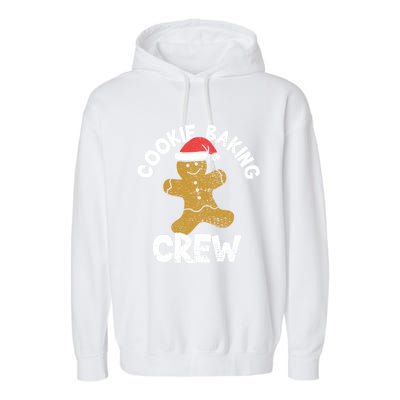 Cookie Baking Crew Christmas Gingerbread Garment-Dyed Fleece Hoodie