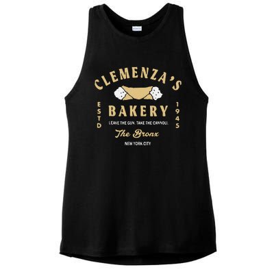 ClemenzaS Bakery Ladies PosiCharge Tri-Blend Wicking Tank