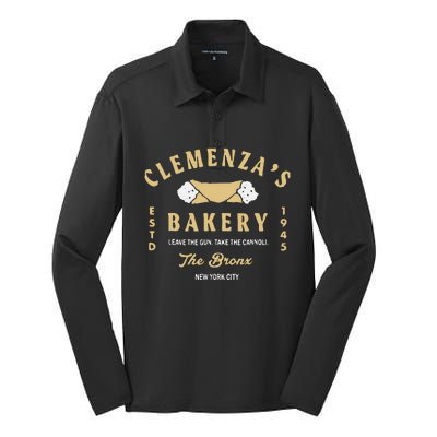 ClemenzaS Bakery Silk Touch Performance Long Sleeve Polo