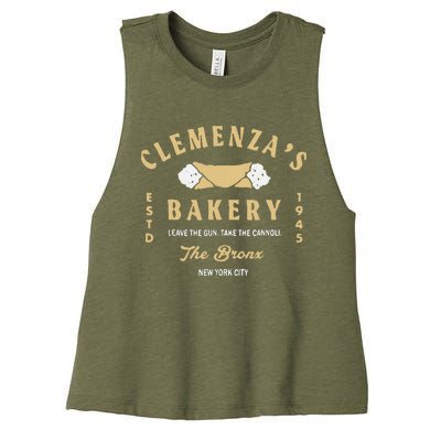 ClemenzaS Bakery Women's Racerback Cropped Tank