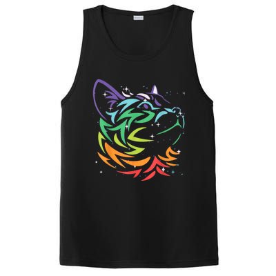 Cat Beautiful Colors For Cat Lovers Cute Cat PosiCharge Competitor Tank