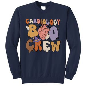 Cardiology Boo Crew Funny Halloween Spooky Tall Sweatshirt