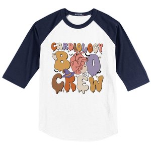 Cardiology Boo Crew Funny Halloween Spooky Baseball Sleeve Shirt