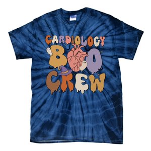 Cardiology Boo Crew Funny Halloween Spooky Tie-Dye T-Shirt