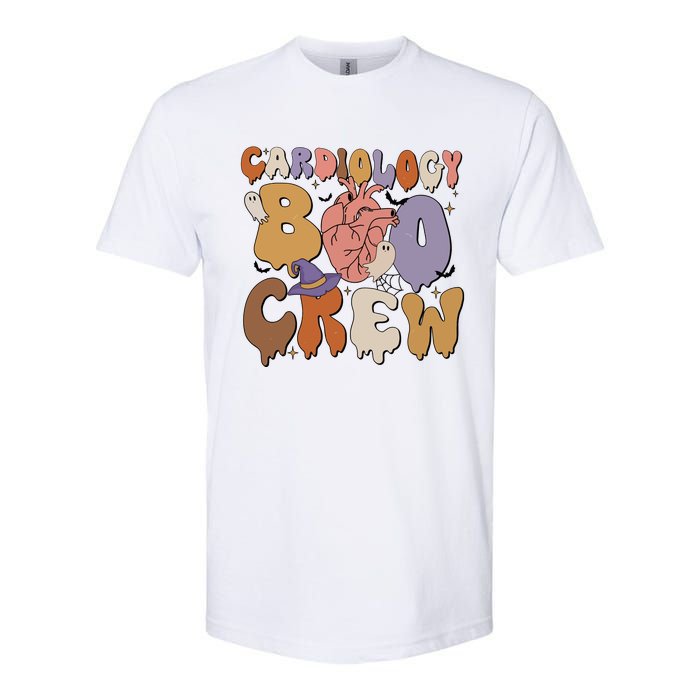 Cardiology Boo Crew Funny Halloween Spooky Softstyle CVC T-Shirt