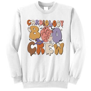 Cardiology Boo Crew Funny Halloween Spooky Sweatshirt