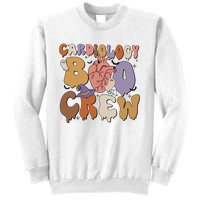 Cardiology Boo Crew Funny Halloween Spooky Sweatshirt