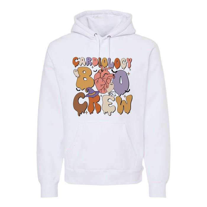 Cardiology Boo Crew Funny Halloween Spooky Premium Hoodie