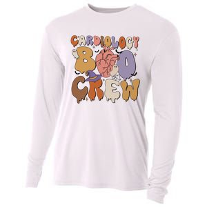 Cardiology Boo Crew Funny Halloween Spooky Cooling Performance Long Sleeve Crew