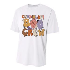 Cardiology Boo Crew Funny Halloween Spooky Performance Sprint T-Shirt