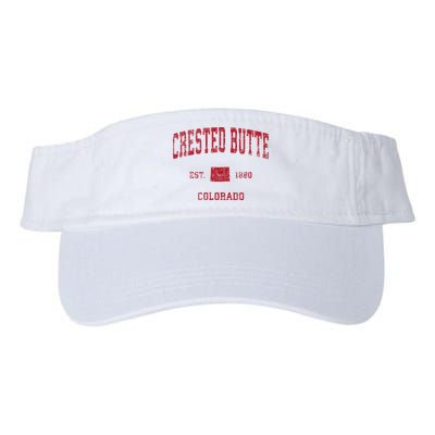 Crested Butte Colorado Co Vintage Sports Visor