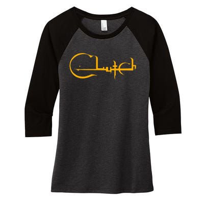 Clutch Band Women's Tri-Blend 3/4-Sleeve Raglan Shirt