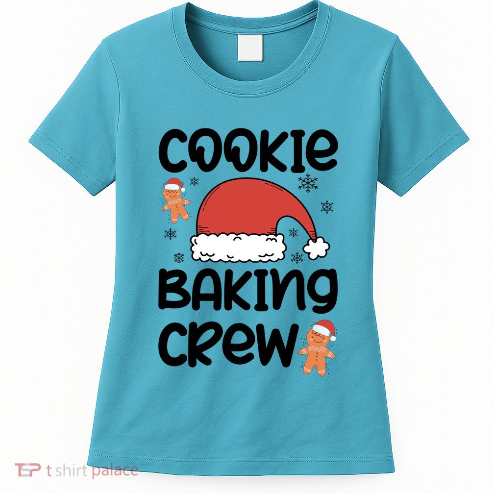Cookie Baking Crew Christmas Family Matching Xmas Party Gift Womens T-Shirt