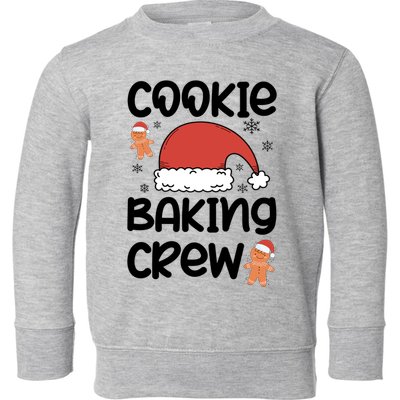 Cookie Baking Crew Christmas Family Matching Xmas Party Gift Toddler Sweatshirt