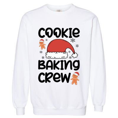 Cookie Baking Crew Christmas Family Matching Xmas Party Gift Garment-Dyed Sweatshirt