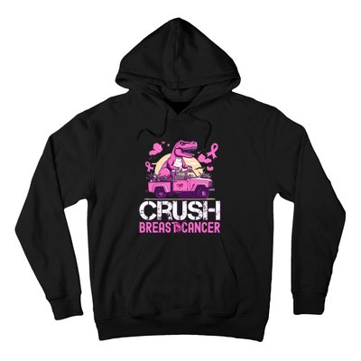 Crush Breast Cancer Awareness Monster Truck Hoodie